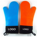 Heat Resistant Silicon Cotton Oven Glove/Mitt With Lining
